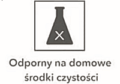 Odporny na domowe środki czystości